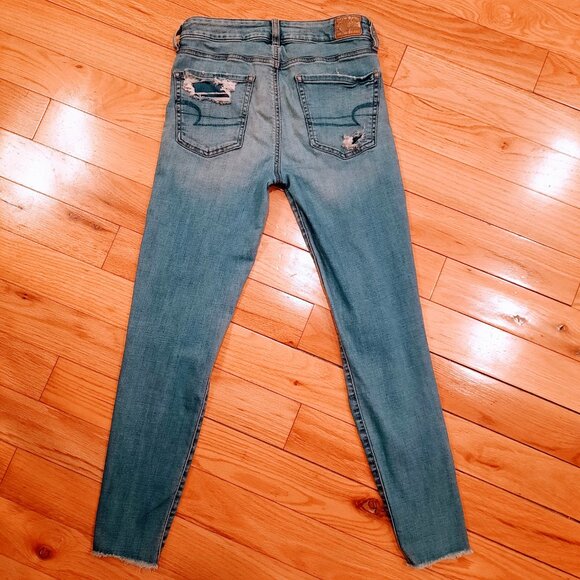 AE Super Stretch Hi-Rise Jegging Size 6 - Picture 6 of 12